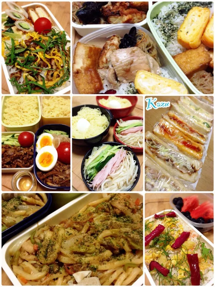 Snapdishの料理写真:お弁当色々|かずきっちんさん