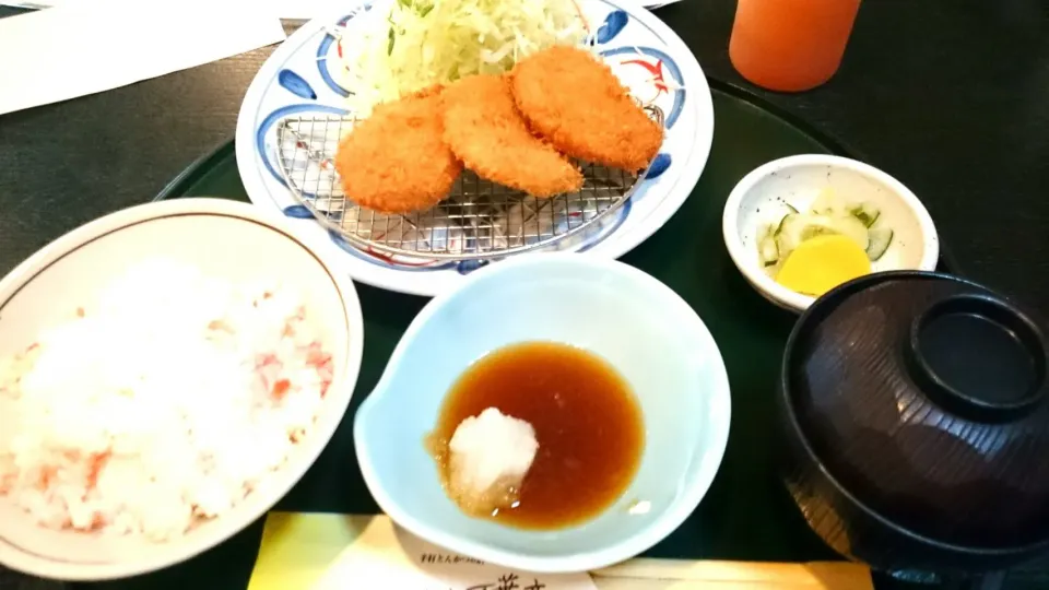 おろしぽんずかつ定食|Agaricusさん