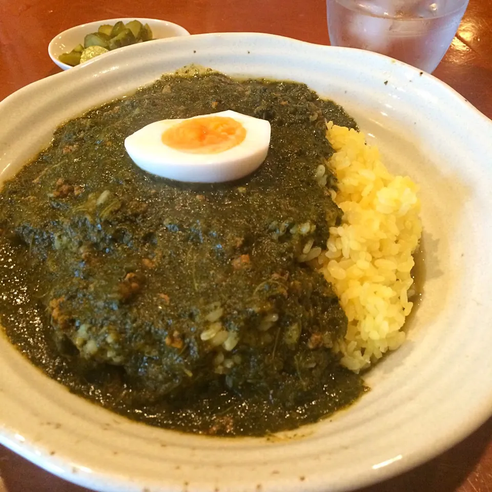 ほうれん草と挽き肉のカレー チャイセット|tadaroさん