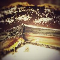 Salted caramel chocolate tart