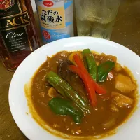 Snapdishの料理写真:野菜カレーを作ってみた。|Mitsuhiko  Tanabeさん