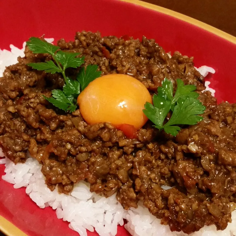 挽き肉カレー|ふりるさん