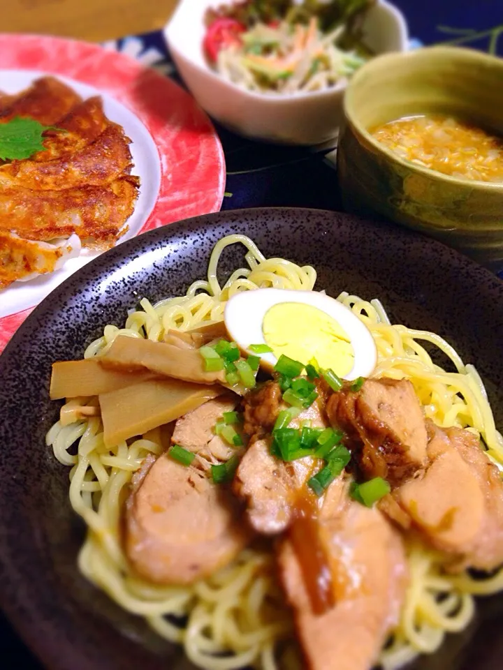 豚の角煮と煮卵を乗せて  つけ麺😋
〜うまっ‼️|Kumiko Shimomuraさん