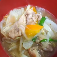 生姜＆残り物野菜たっぷりあんかけうどん|Ayumi Kawashimaさん