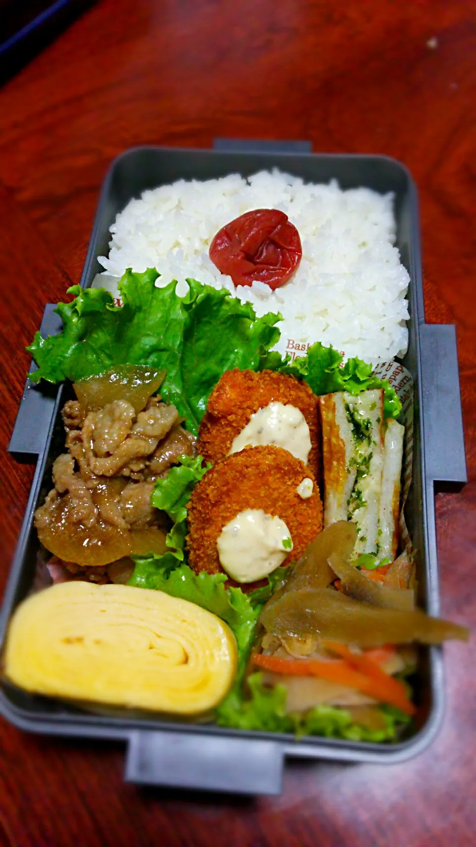 Snapdishの料理写真:旦那さん弁当|honoshowさん