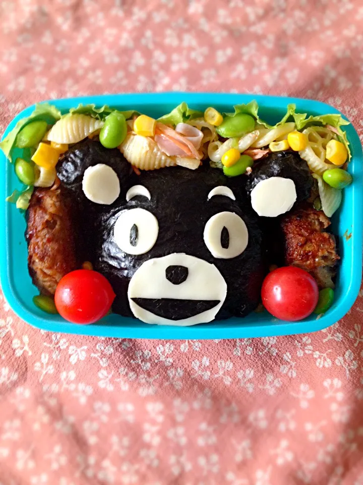 くまモン弁当|さや-えんどうさん