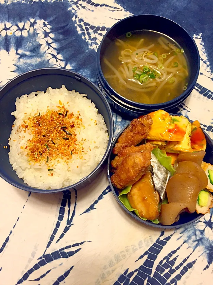 今日の旦那様お弁当´◡`|さくたえさん