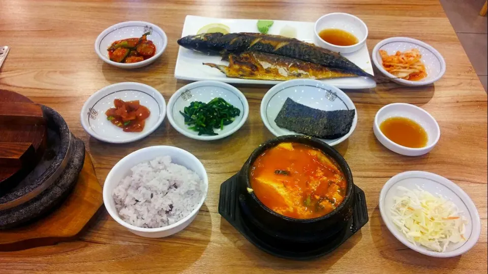 grilled fish set menu|steven z.y.さん