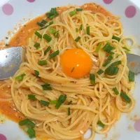 Snapdishの料理写真:明太子パスタ|ぽちさん