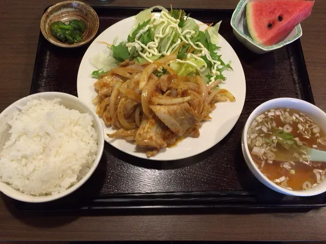 スタミナ定食|おっちさん