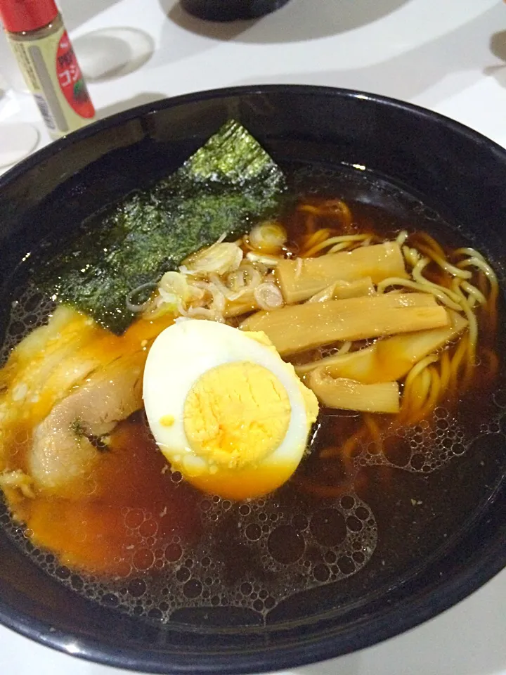 Snapdishの料理写真:RIKIの濃コク醤油ラーメン|もにもにかさん