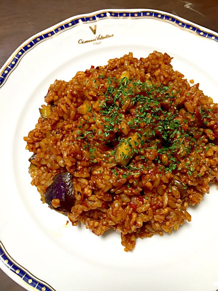 赤ワイン入り旨味たっぷり ドライカレー|tachiさん