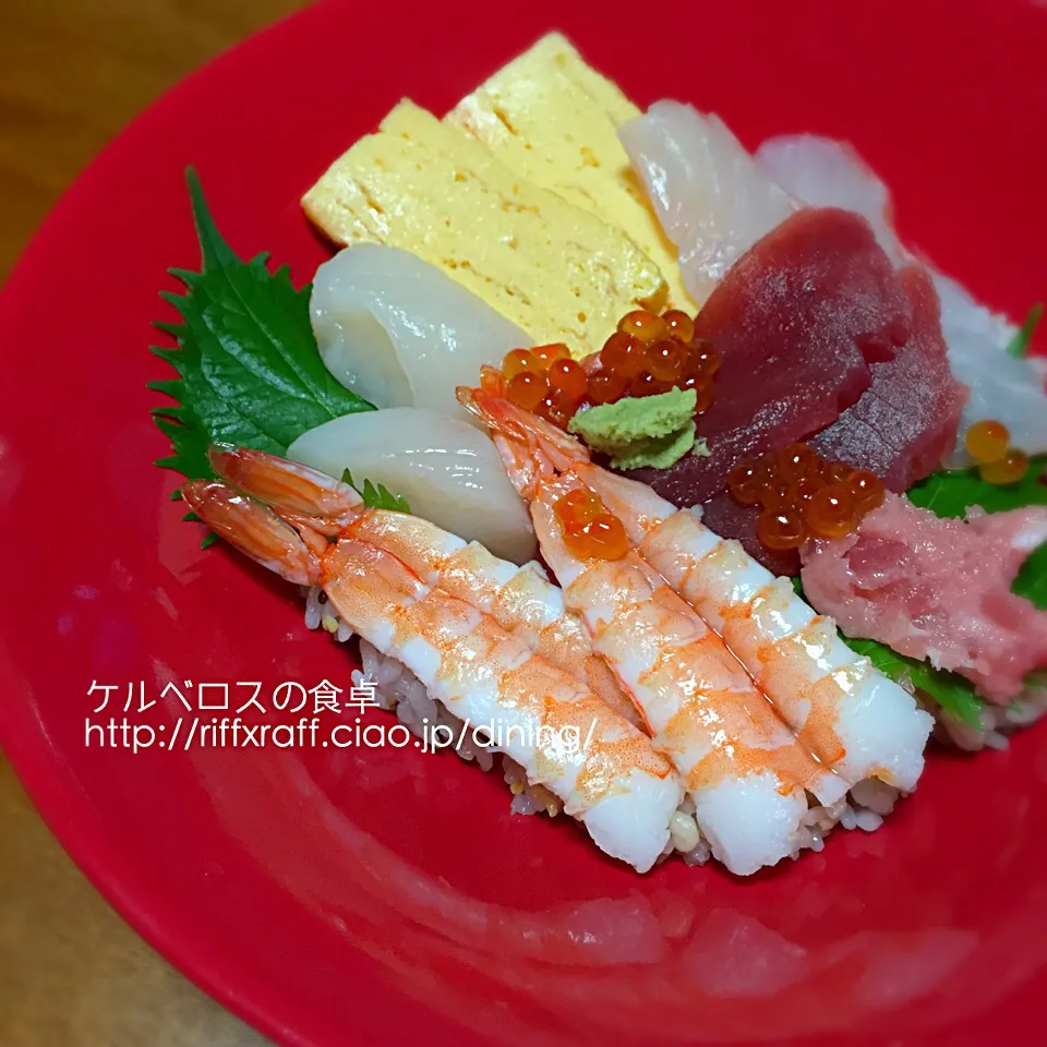 ポン酢の酢飯で海鮮丼|門乃ケルコさん