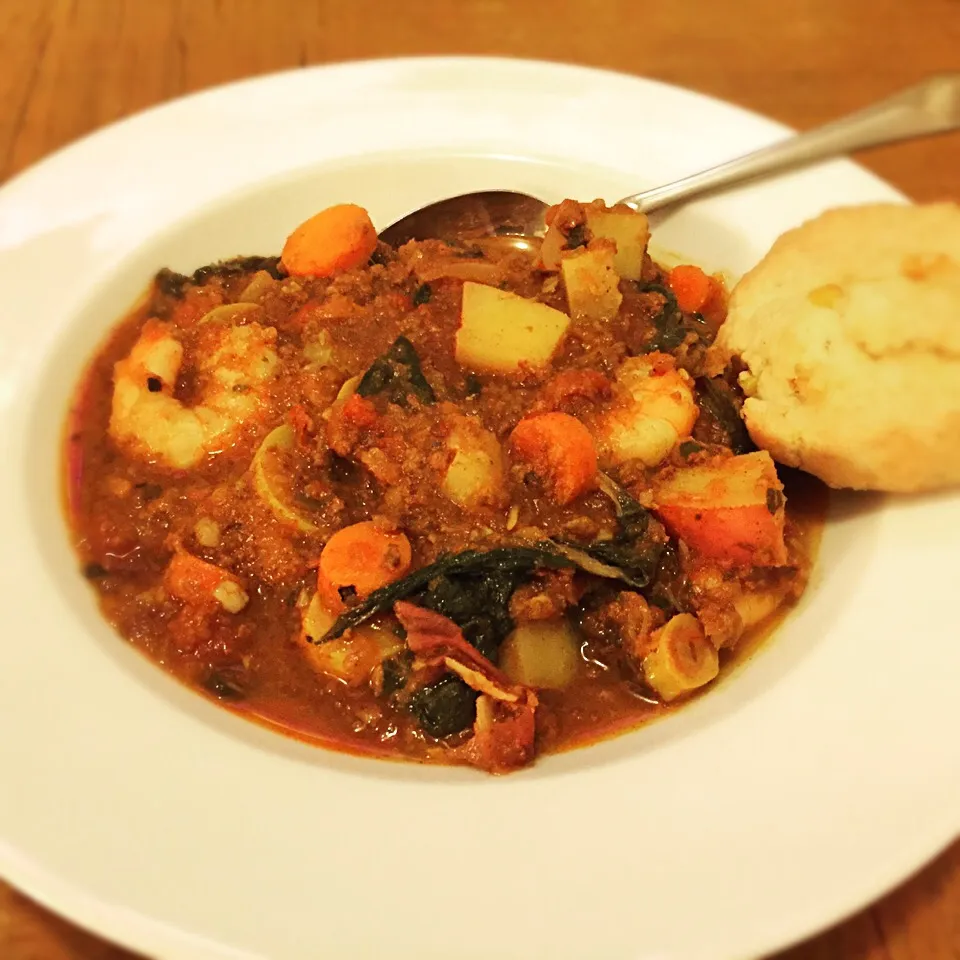 Shrimp & Chorizo Stew|West Coast Southernerさん