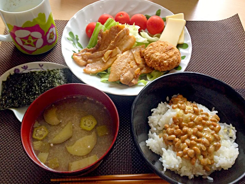 8月23日朝食兼昼食|ばぁさんさん