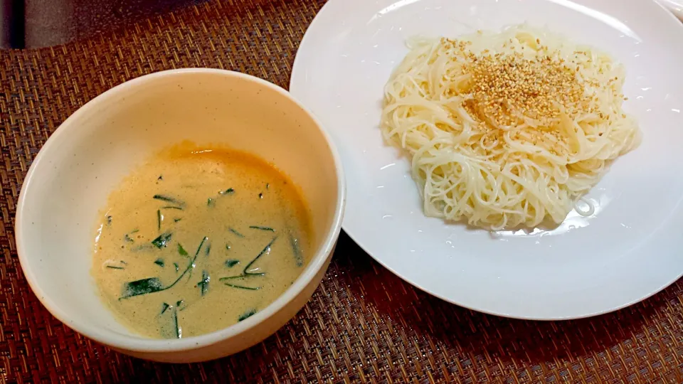 またまたリピ★まるこさんの担々麺風そうめん♪|ひろすけさん