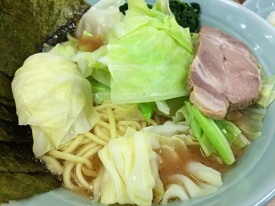 ラーメン キャベツ のり|tecklさん