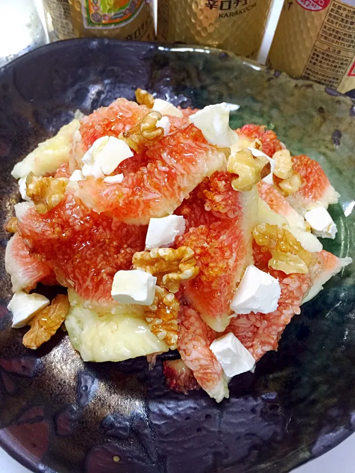 イチジクとクリームチーズ|酩酊親父さん