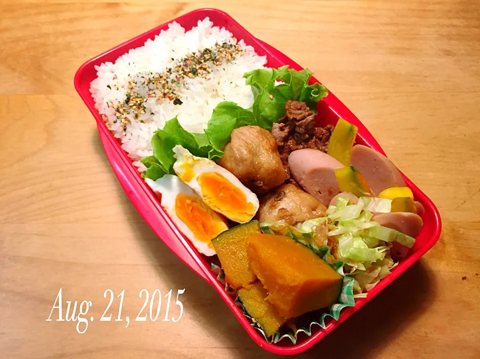 2015.8.21 息子 大会お弁当♪|プーティさん