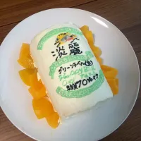 淡麗グリーンラベルのバースデーケーキ