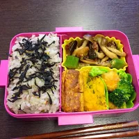 旦那が作ってくれた弁当₍₍ ◝(●˙꒳˙●)◜ ₎₎|yuukaさん