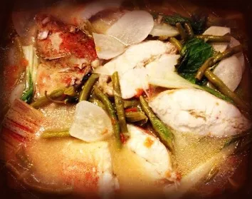 Snapdishの料理写真:🐡Sinigang na Maya Maya sa Miso🐡|KyaNNさん