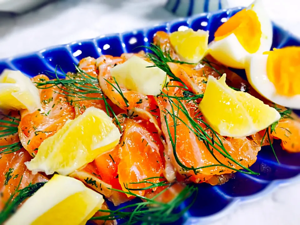 Homemade Cured Salmon with Citrus Flavor|Downtoearthさん