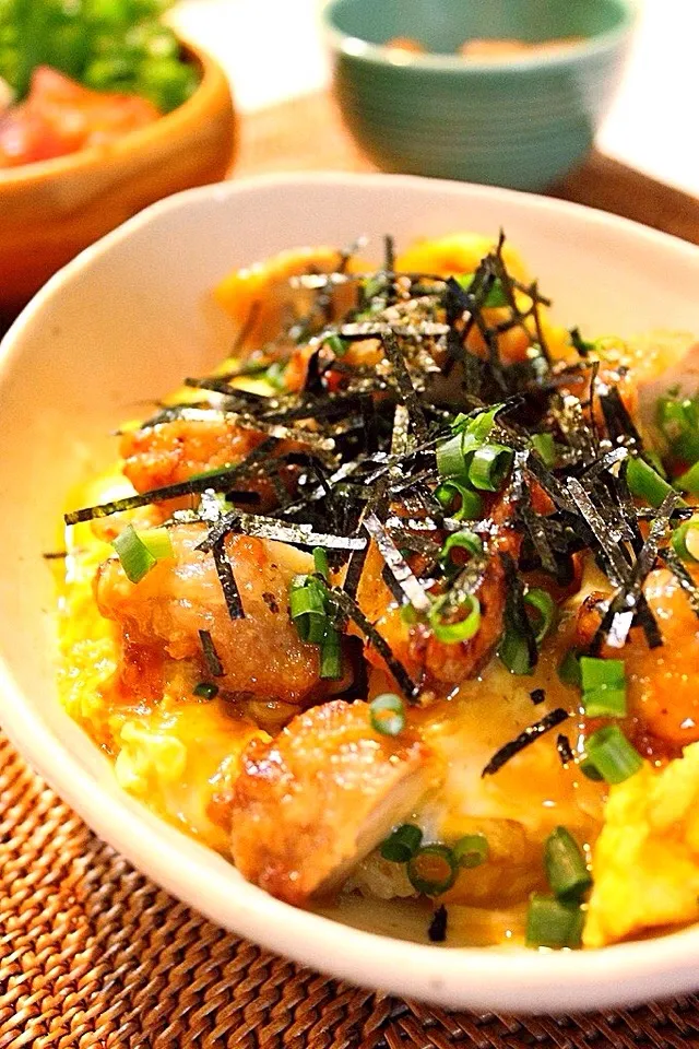 咲きちゃんさんの料理 うちのザンギ🐔 で親子丼|はさん