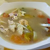 White Tom Yam or Tomyam putih|FooDin'sさん