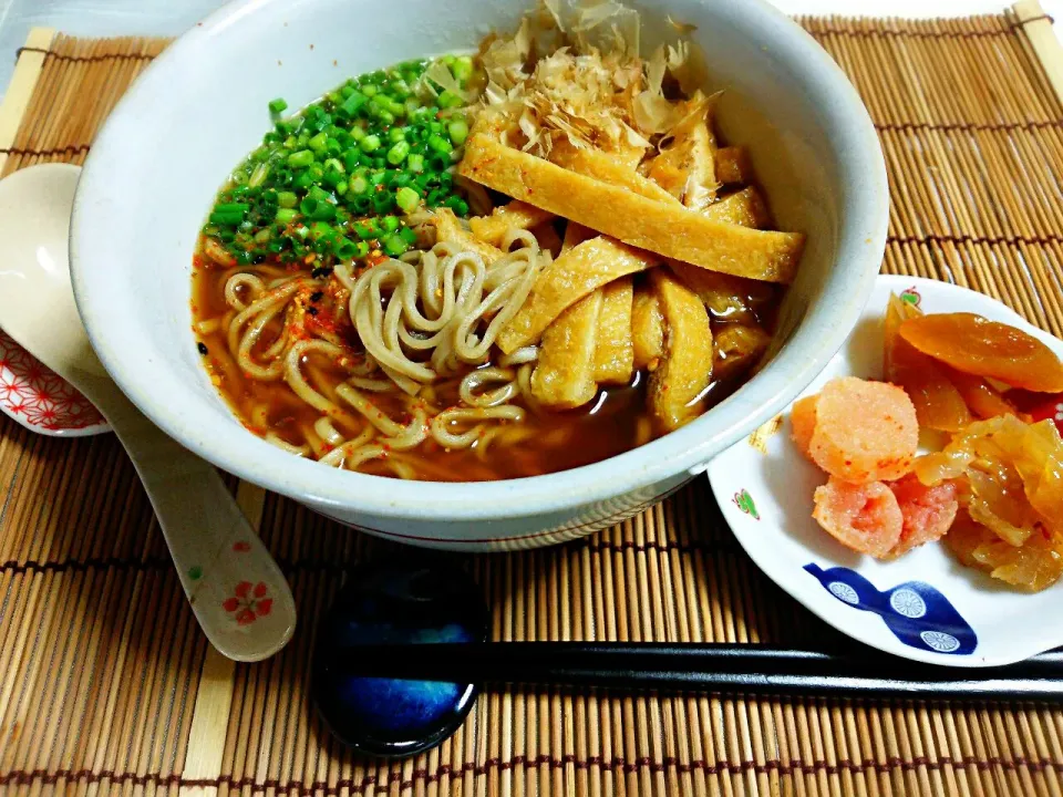 どん兵衛 袋麺  蕎麦で昼ごはん～☆(^^;;|☆Yumi☆さん