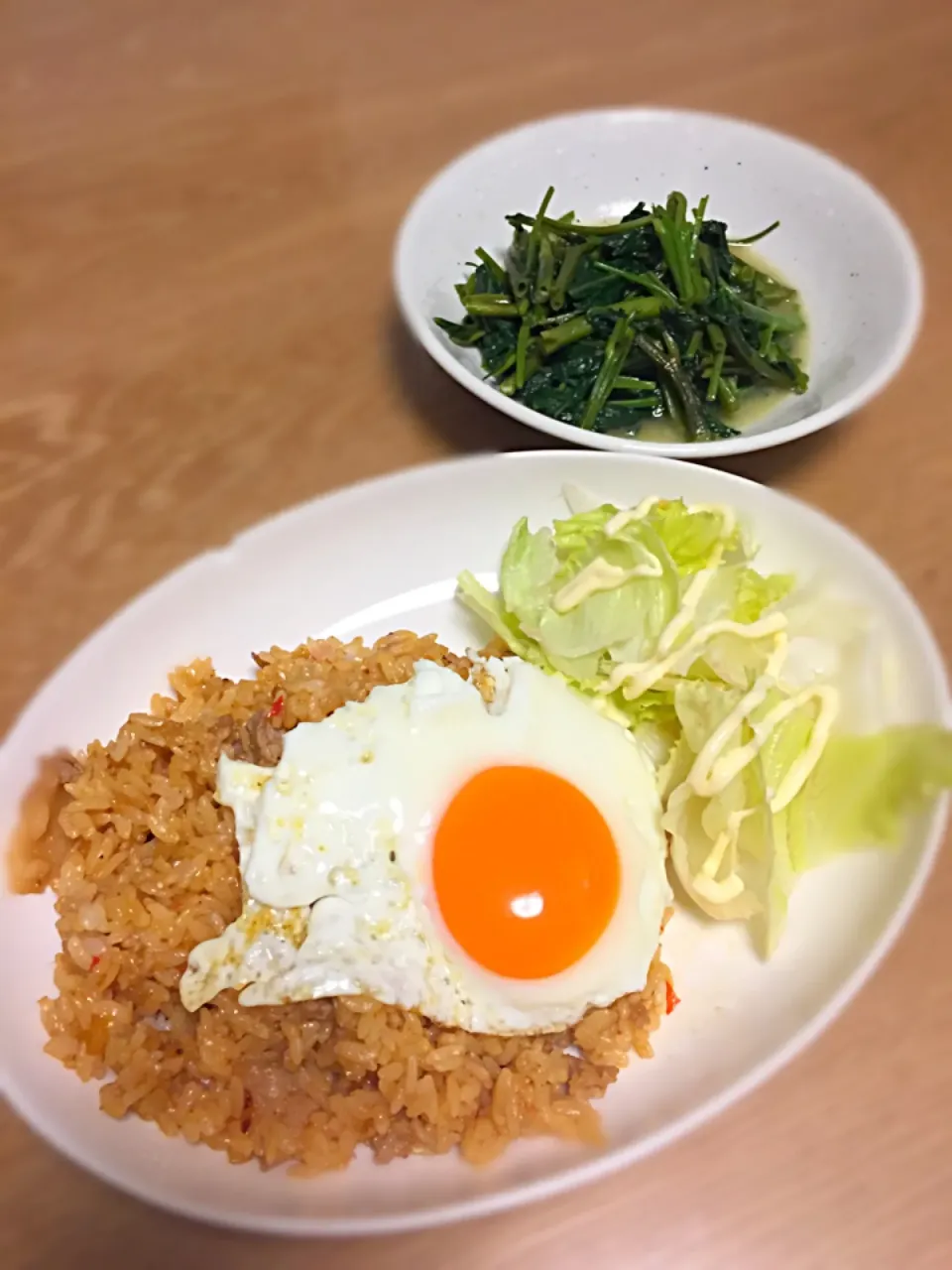 バリ料理☆ナシゴレンと空芯菜炒め|かおりさん