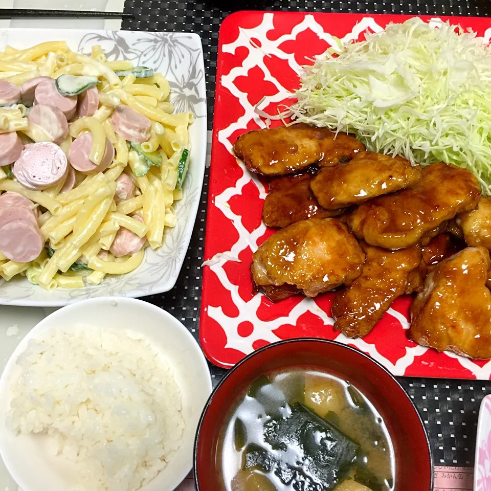 鶏胸肉の照焼き☆マカロニサラダ|MEGUMIさん