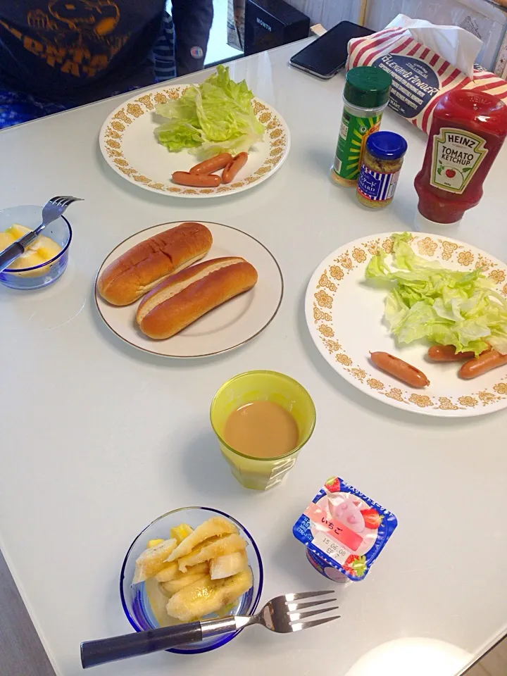 朝食    ホットドッグ|Shokoさん