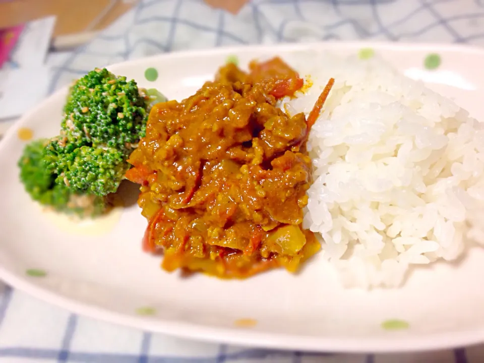 Tomato curry.   トマトカレー。トマトはお父産。|mrndさん