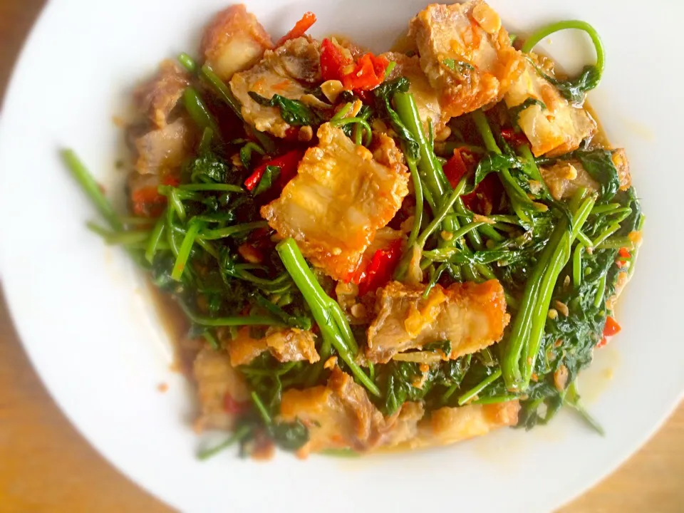 Stir Fried Thai Morning Glory|sompinglingjaさん