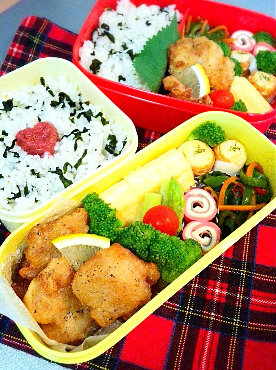 Snapdishの料理写真:塩唐揚げ弁当|こもず♪さん