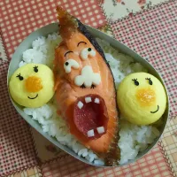 Snapdishの料理写真:シャケ男弁当🍱