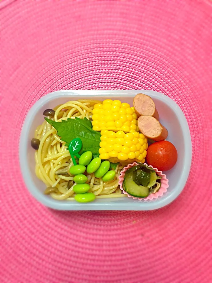 Snapdishの料理写真:和風パスタのお弁当|yoshimiさん