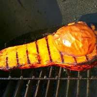 Grilled butternut squash and pear.|Ed Brickerさん