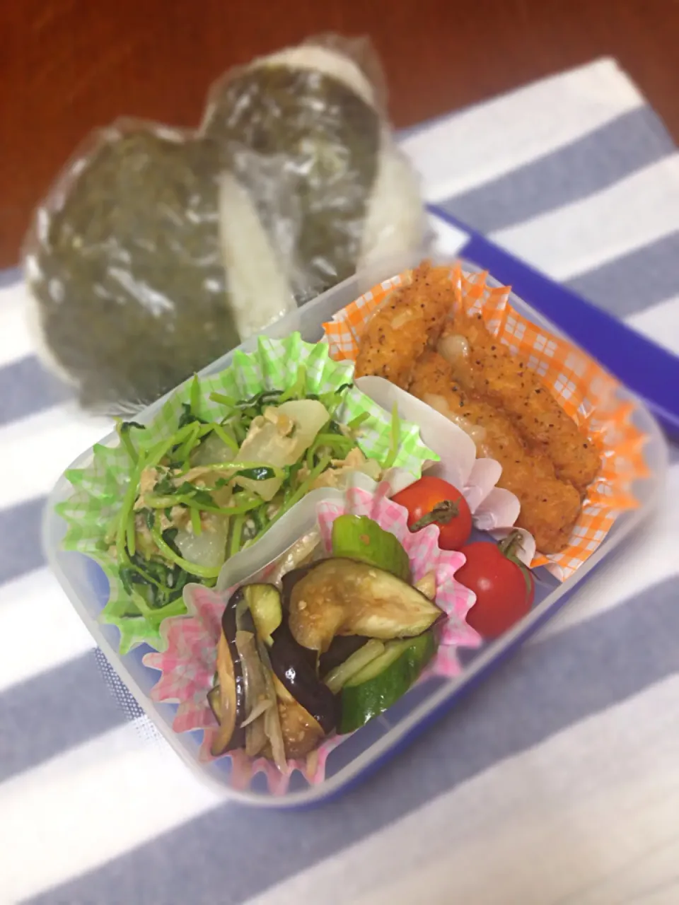 Snapdishの料理写真:旦那さん弁当 2015.8.26|churaromaさん