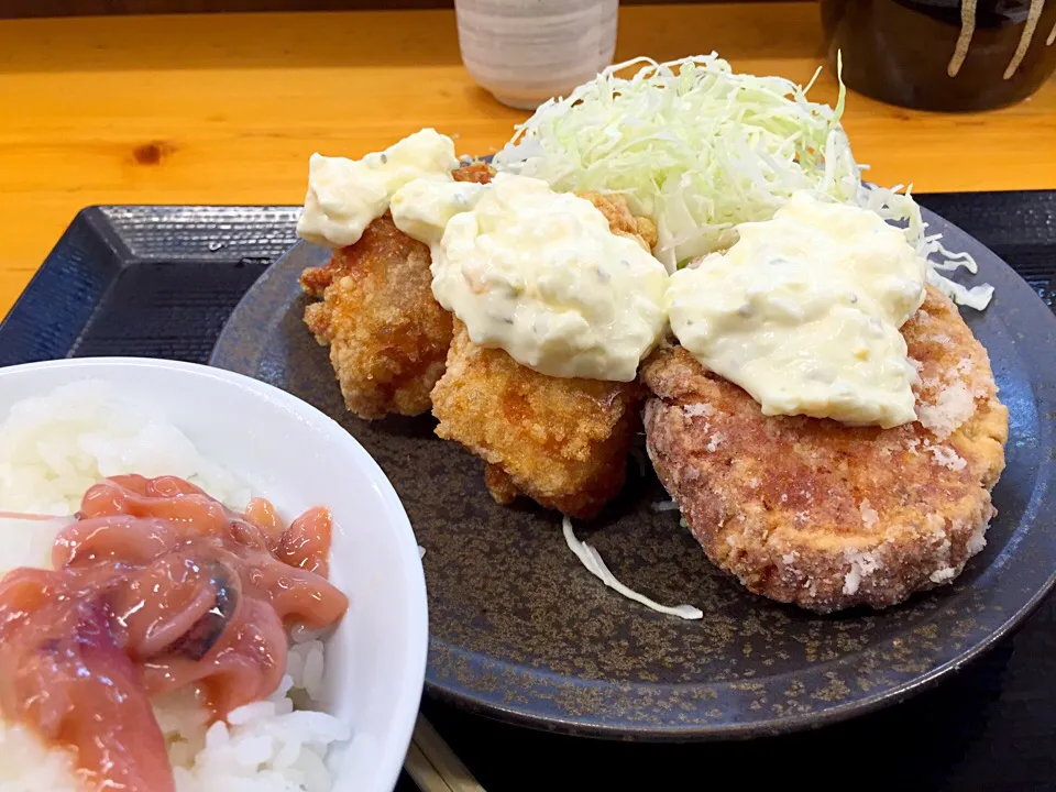 つくねからあげ定食|マハロ菊池さん