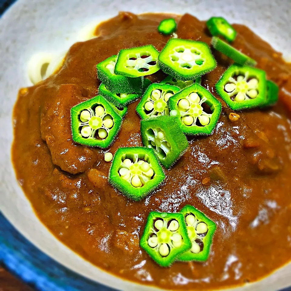 Snapdishの料理写真:朝からカレーうどん|ち〜おんさん