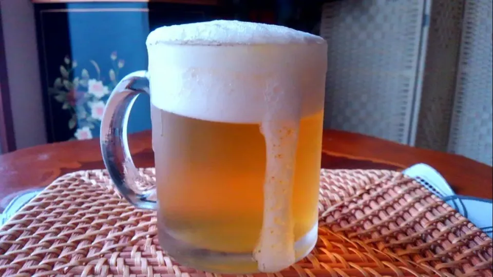 (  -_・?お遊び感覚で作った｢🍺ビール風ゼリー｣|*ママちゃん*さん