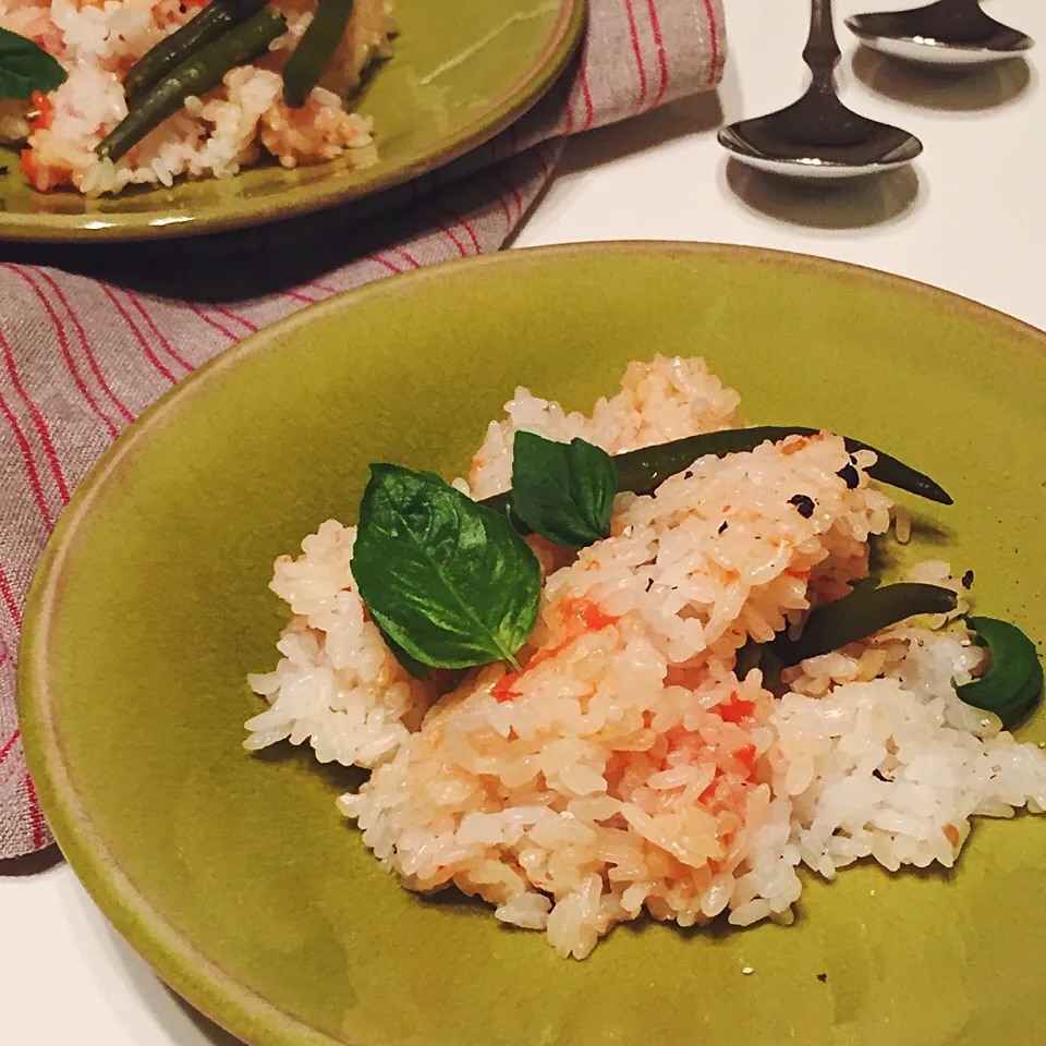 レイさんの料理 丸ごとトマトの炊き込みご飯 他。|麻紀子さん