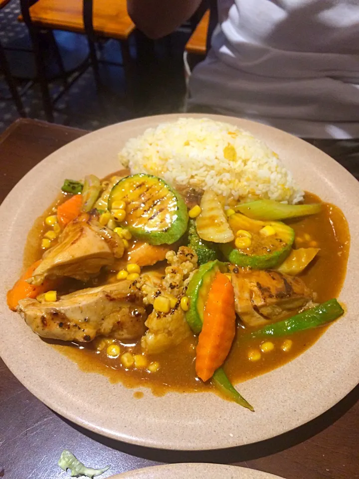 Mixed Veggie Curry Chicken Rice|willklhさん