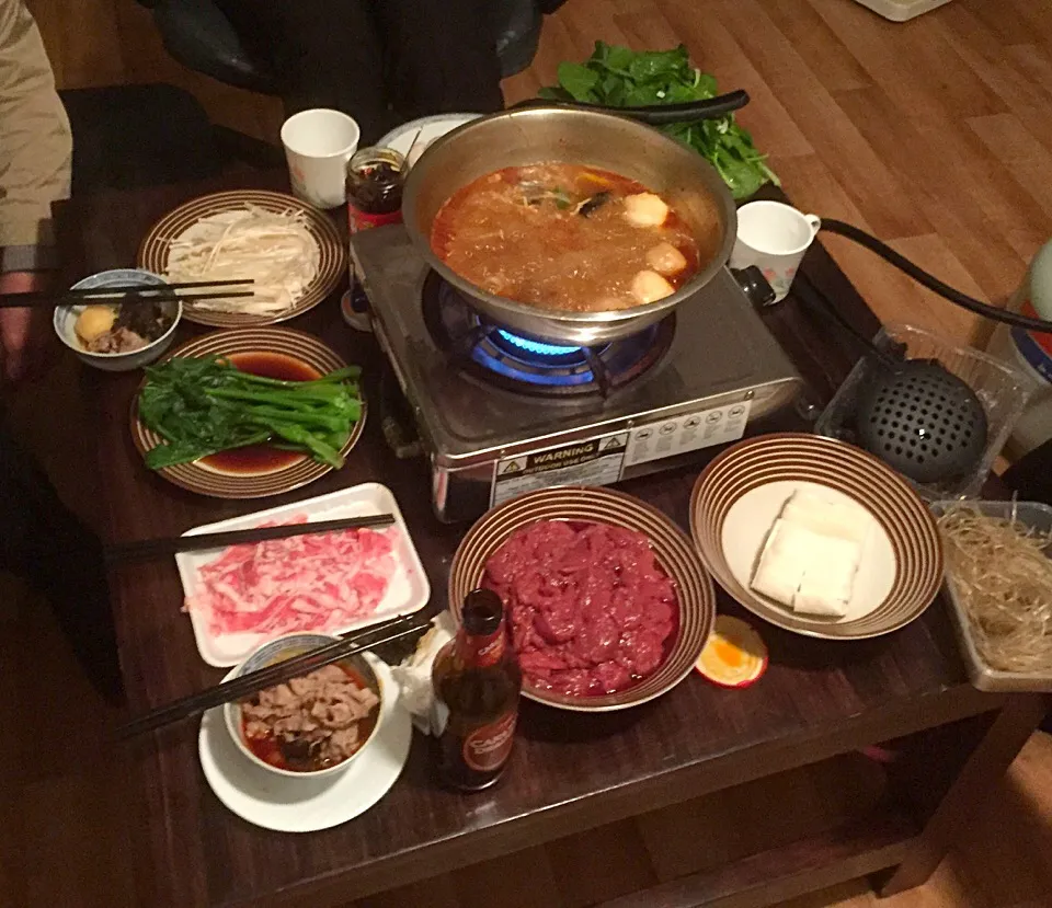 Hot pot at home|woodfiredさん