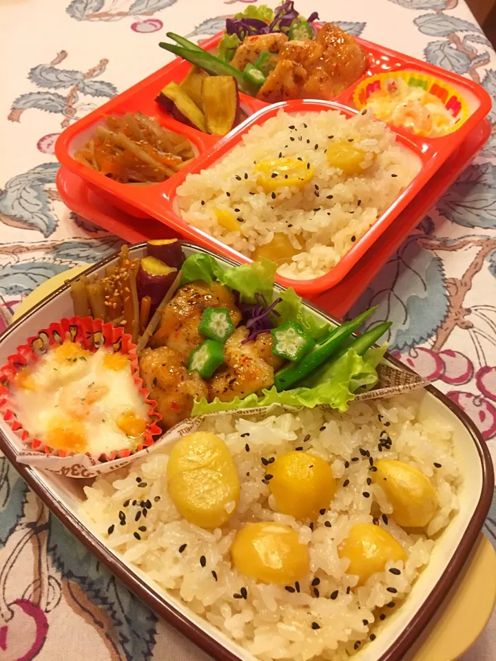 栗ご飯のお弁当|メイスイさん