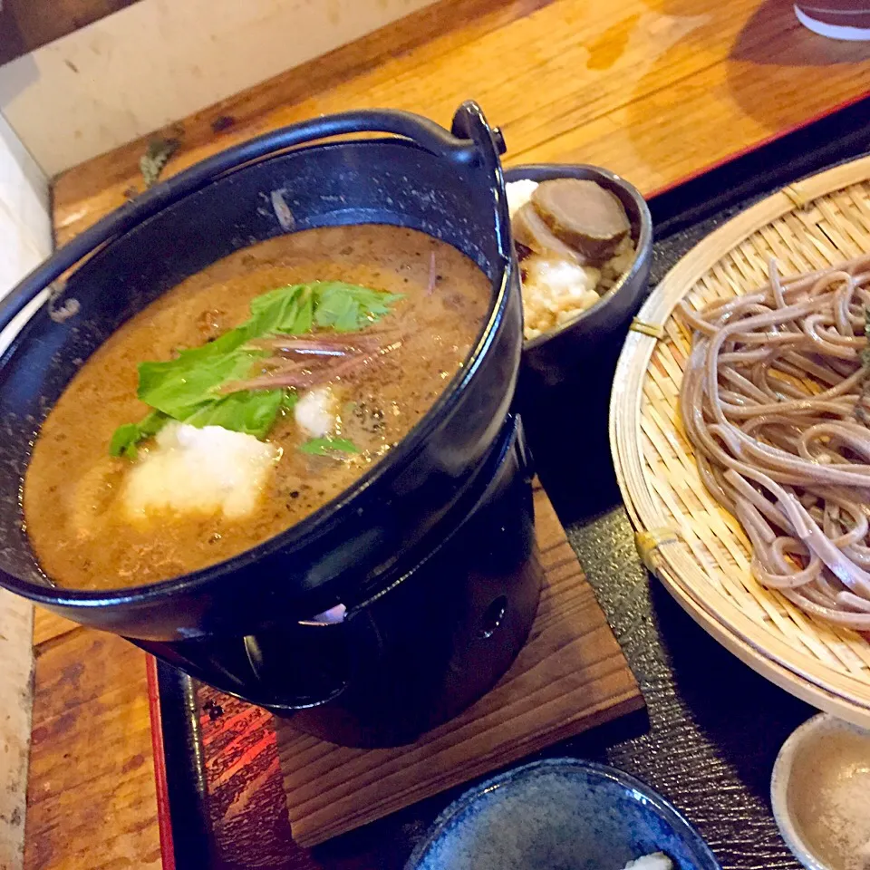 亀戸養生料理高の  亀戸名物セサミン大量！胡麻蕎麦|亀戸 養生蕎麦 高のさん