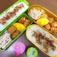 長女の部活弁当♪と次女のバスケ弁当☆|くまぷ〜さん