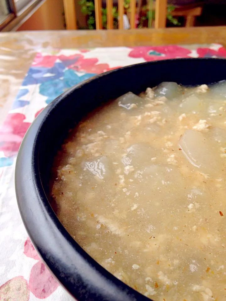 冬瓜と鶏ミンチのトロトロ煮|矢部肇子さん